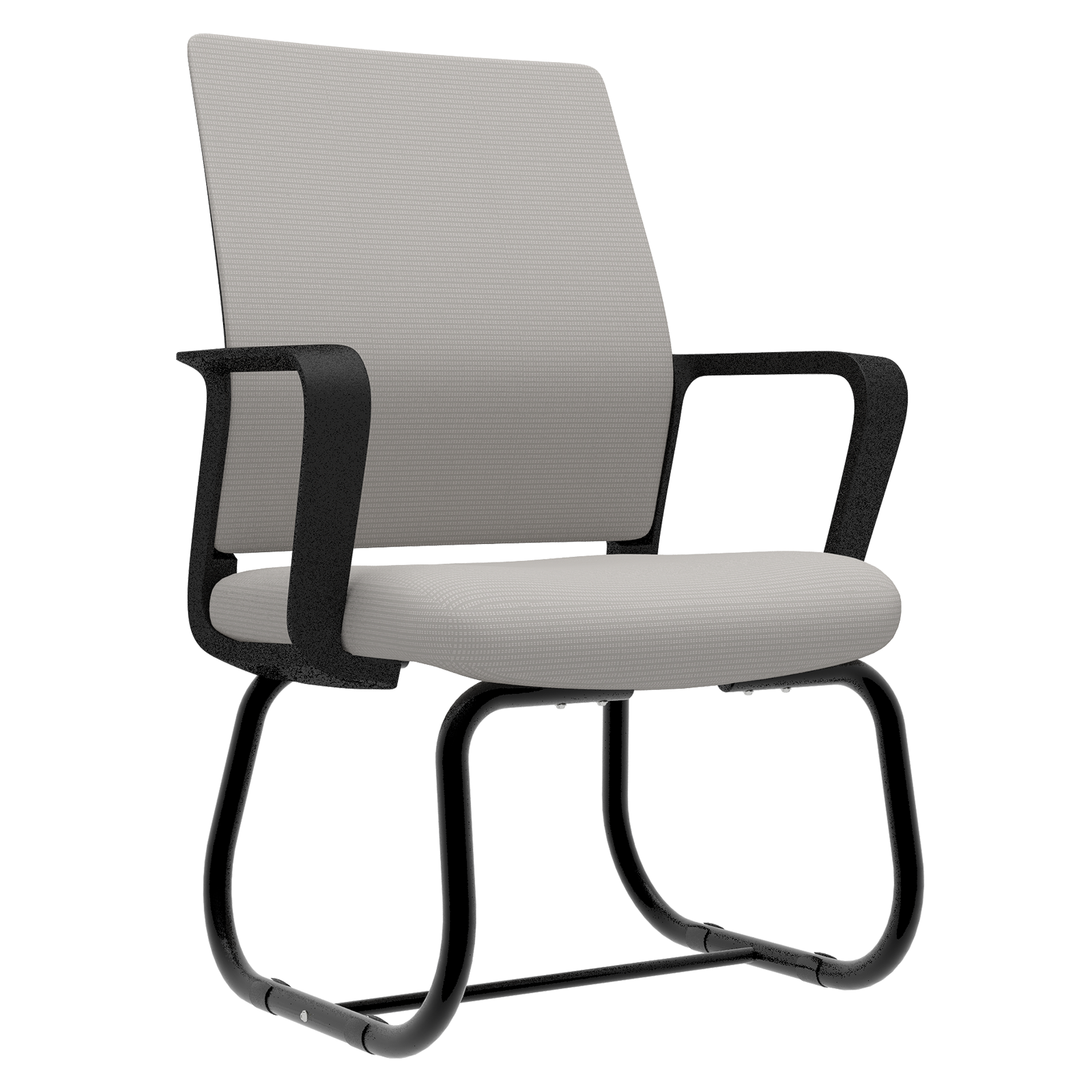 Black and gray mesh back minimalist modern office chair