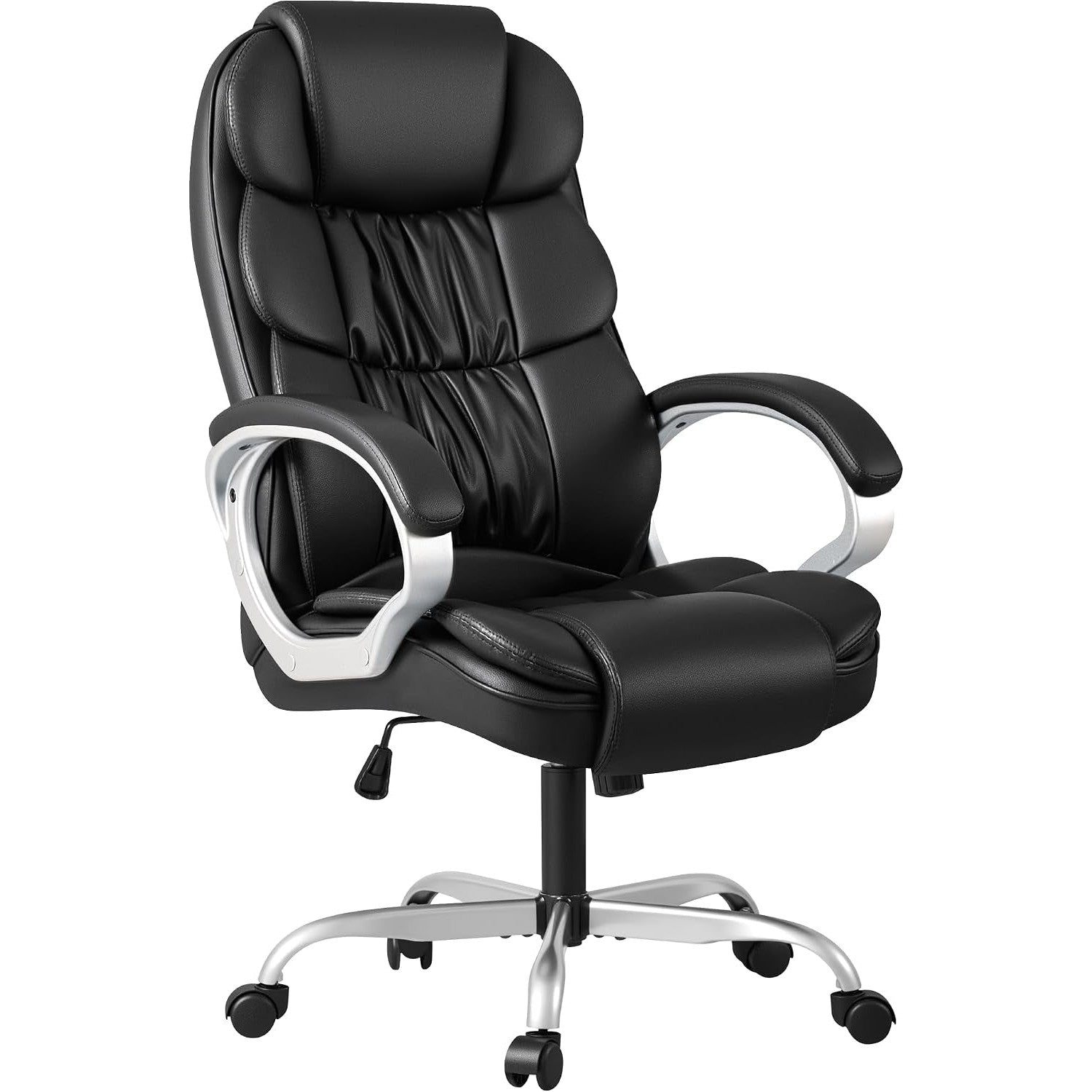 Homall high back PU leather executive office chair, black