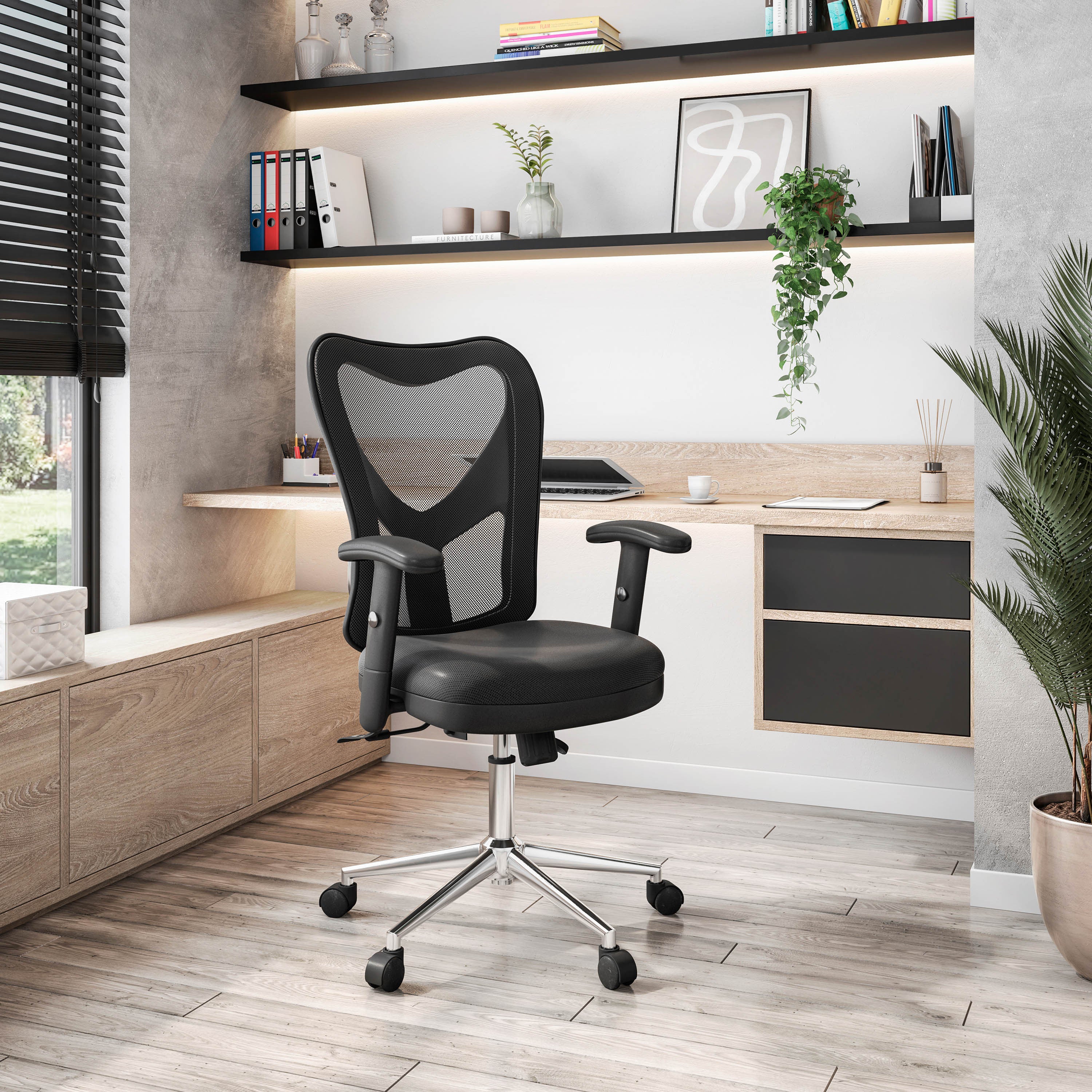 Techni Mobili high back mesh office chair – view 2