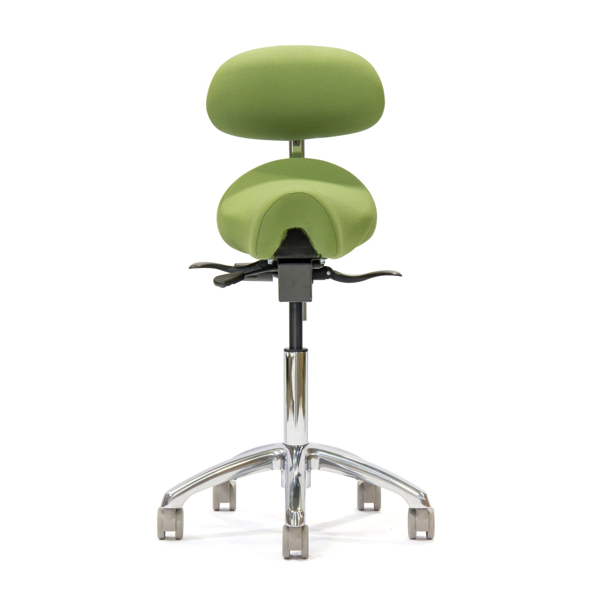 ErgoLab Western ergonomic saddle chair for clinical work