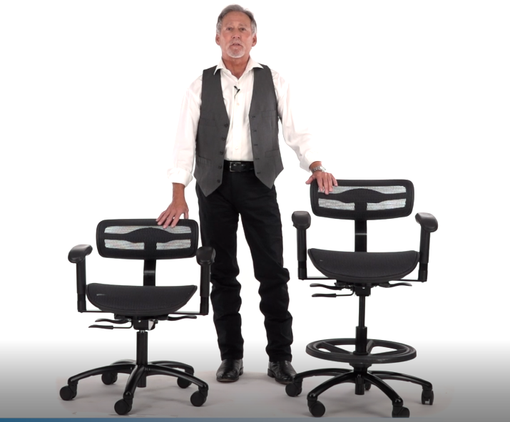 ErgoLab Stealth Standard Ergonomic Audio Studio Chair - Platinum-Level Office Chairs