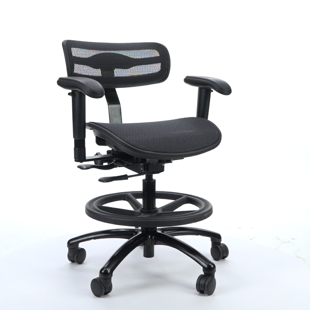 ErgoLab Stealth Standard Ergonomic Audio Studio Chair - Platinum-Level Office Chairs