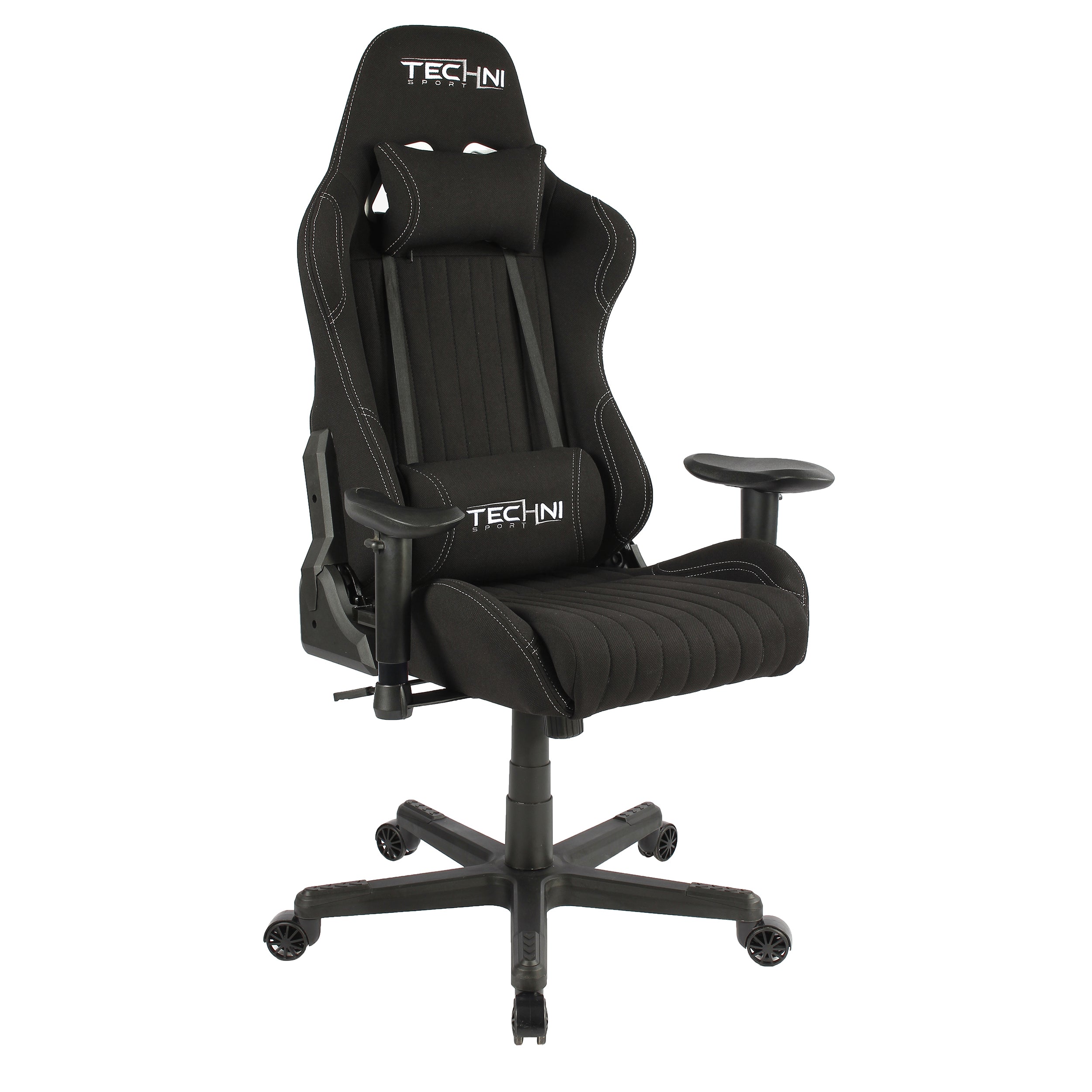 Techni Sport TS-F44 PU racing gaming chair, black