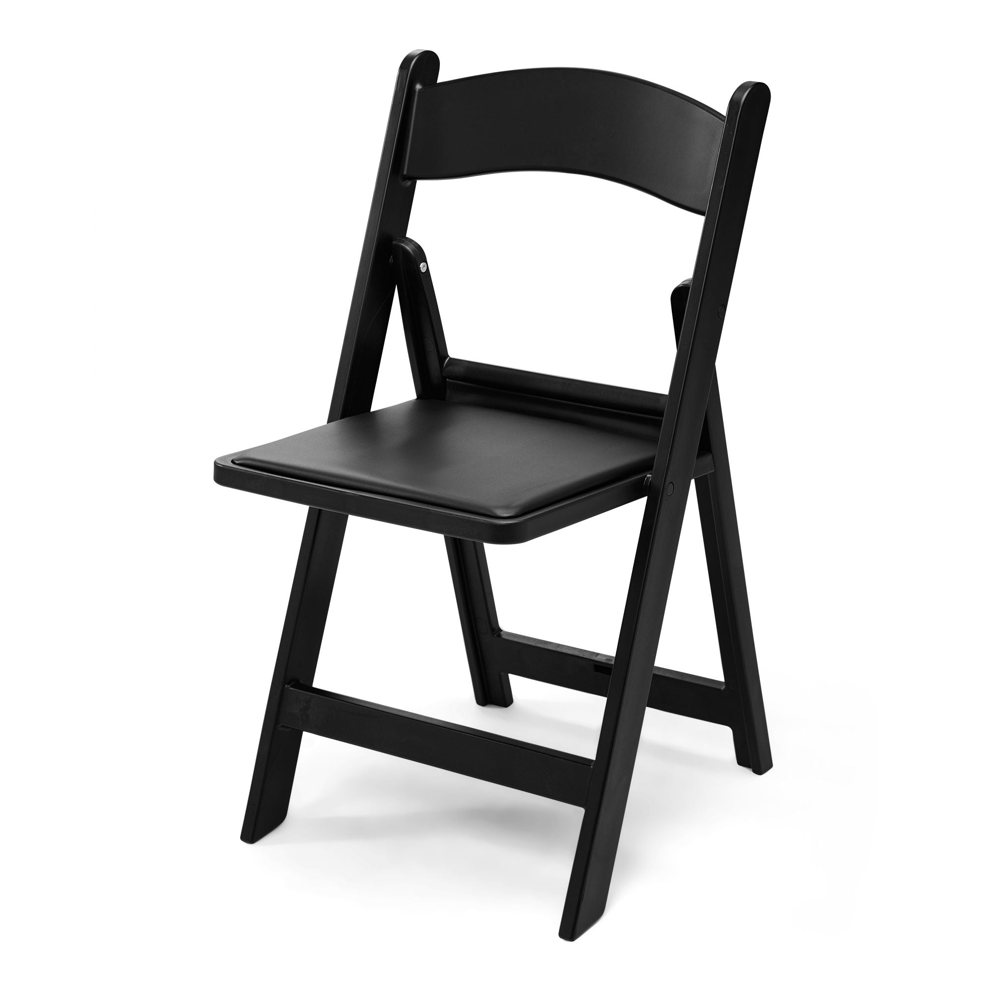 Steel tube folding chair – view 2