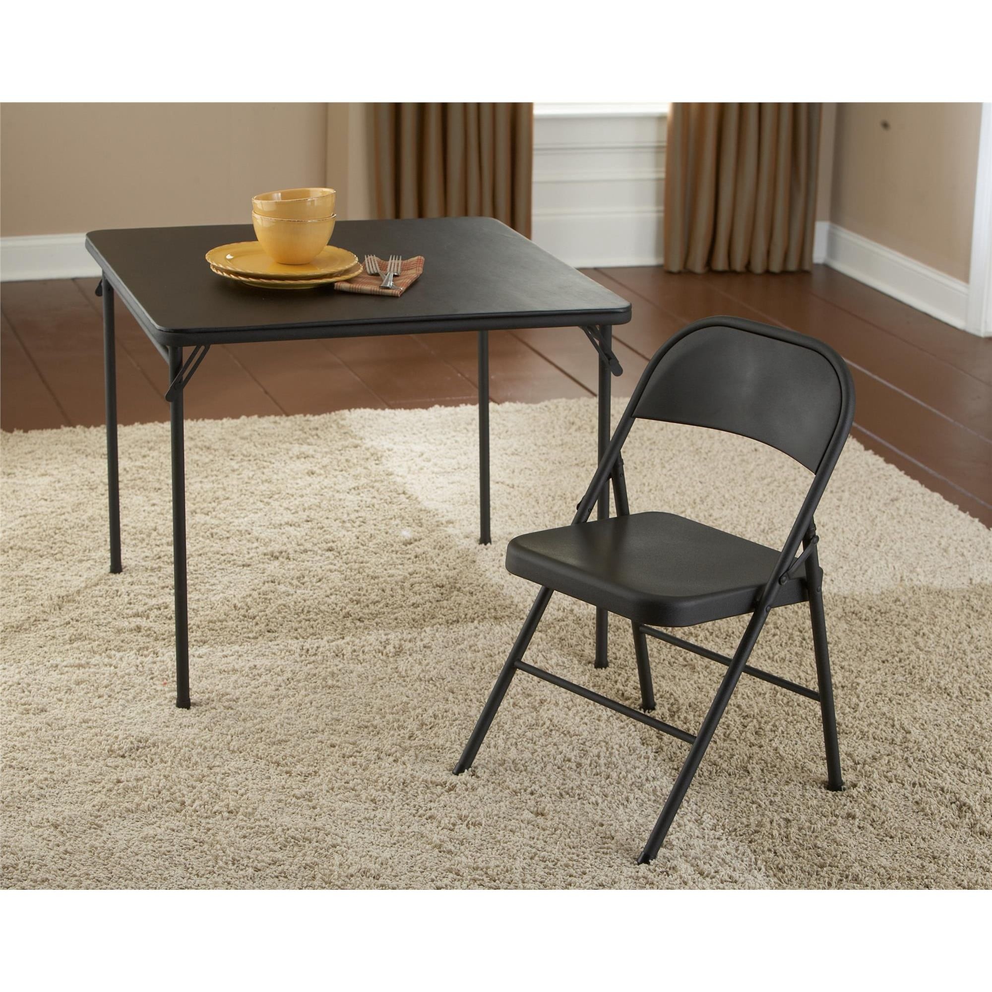 All-steel double braced folding chair – view 2