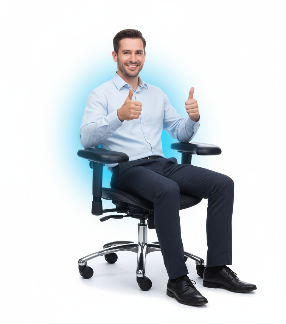 ErgoLab STP Platinum ergonomic office chair – view 2