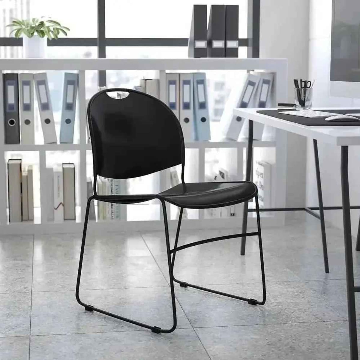 Hercules Premium Stacking Chairs Set Of 5 Ergonomic Lobby Seating For