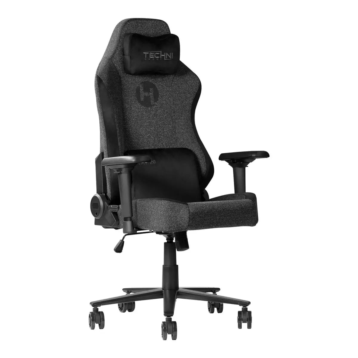 Fabric memory foam gaming chair with adjustable height