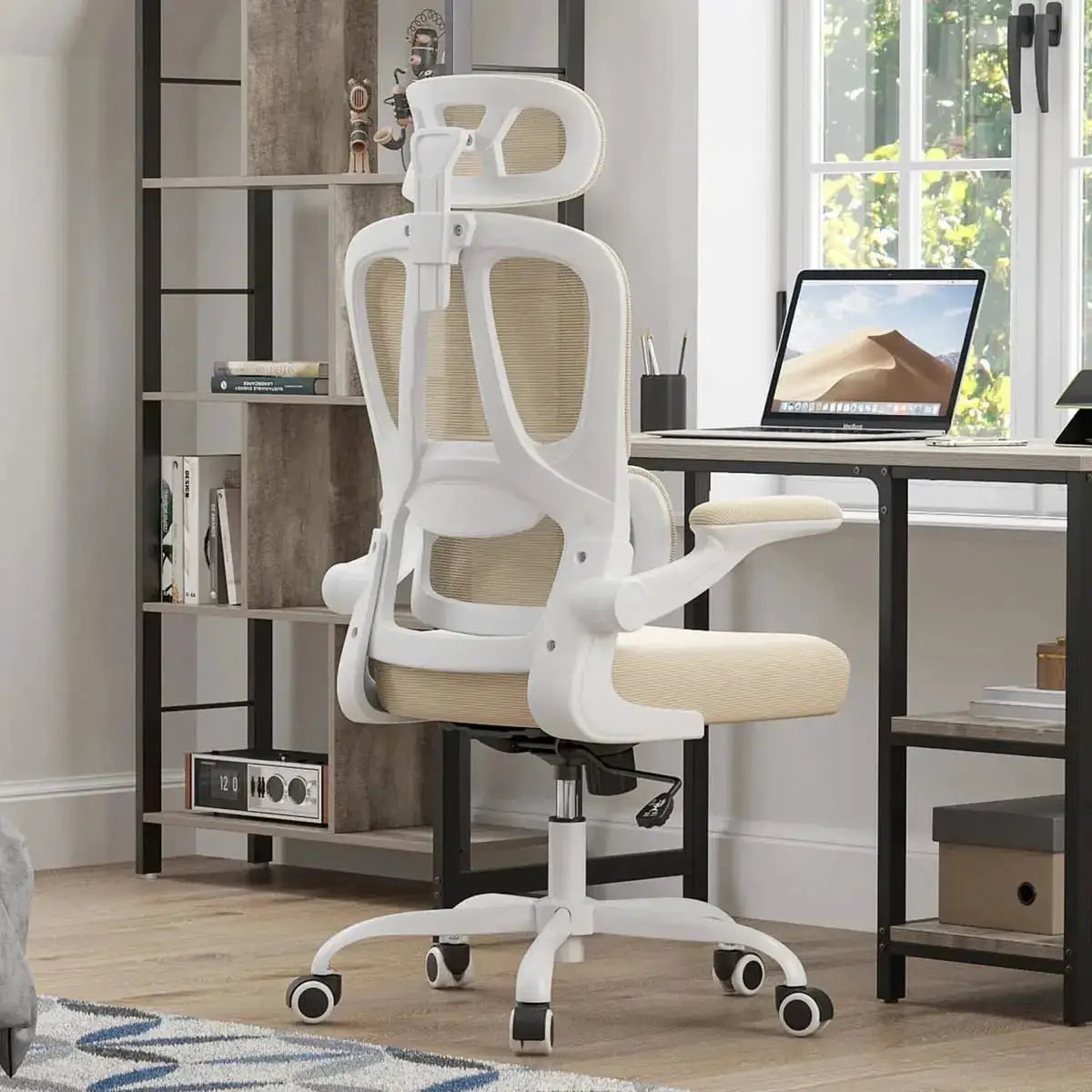 Premium ergonomic lumbar support office chair – view 2