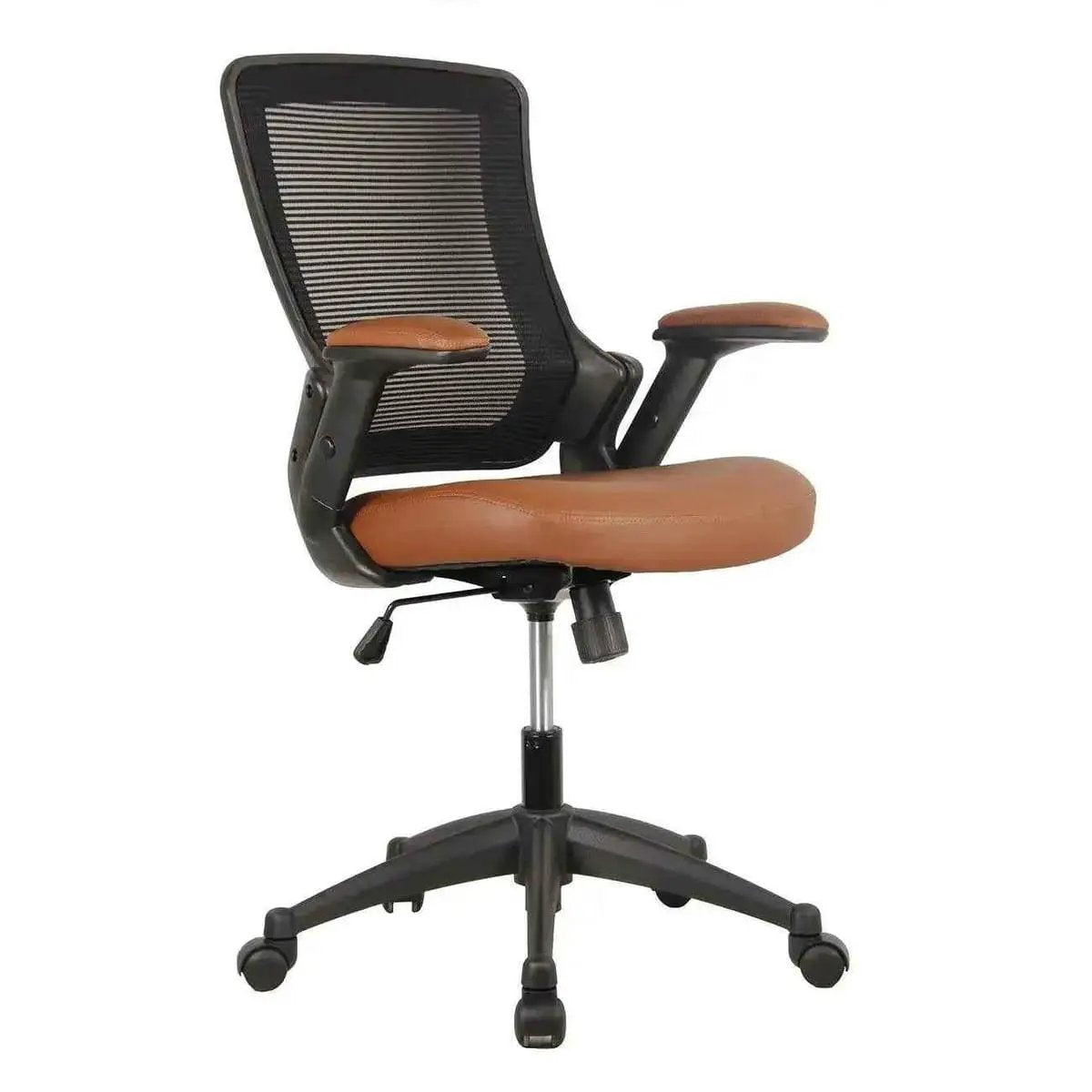 Techni Mobili mid-back mesh task chair with adjustable arms