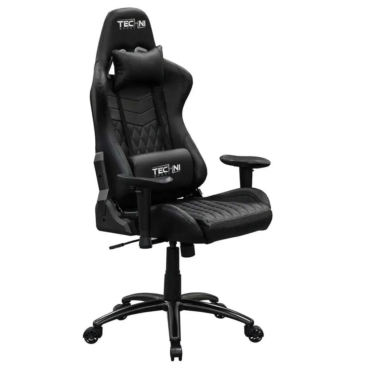 Techni Sport TS-5100 racer style ergonomic gaming chair, black