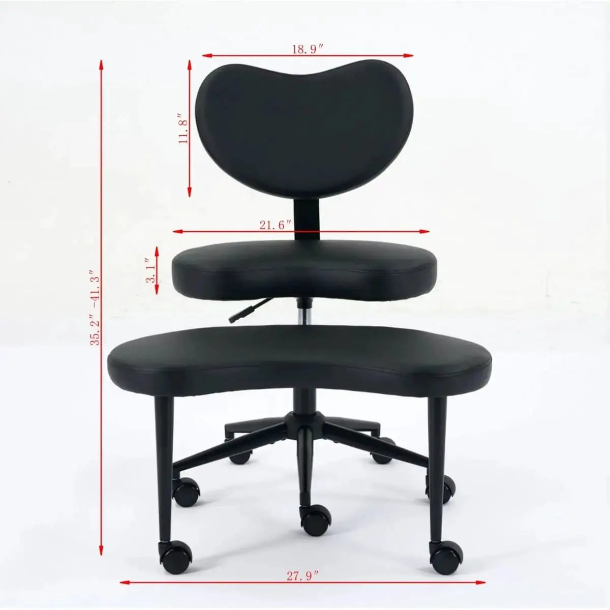 Cross-Legged meditation office chair – view 2