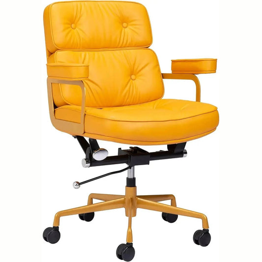 Mid Century Modern Yellow Smiths Office Chair by Platinum-Level Office Chairs