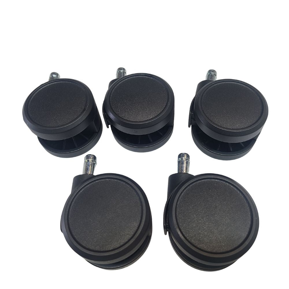 ErgoLab standard 60mm replacement chair casters, set of 5