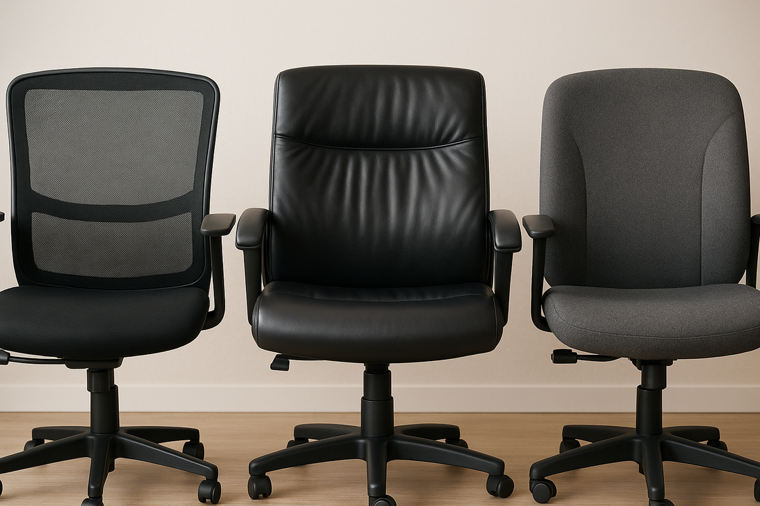 Chair Upholstery Materials: Mesh vs Leather vs Fabric
