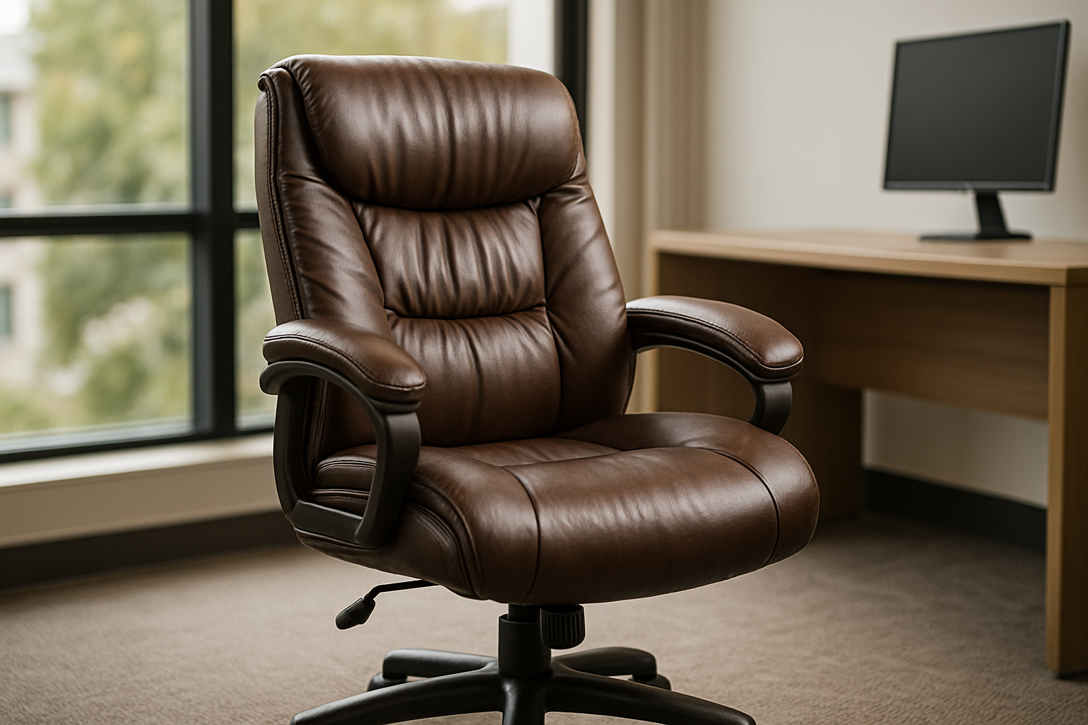 LeatherSoft Office Chair Comfort That Feels Like First Class