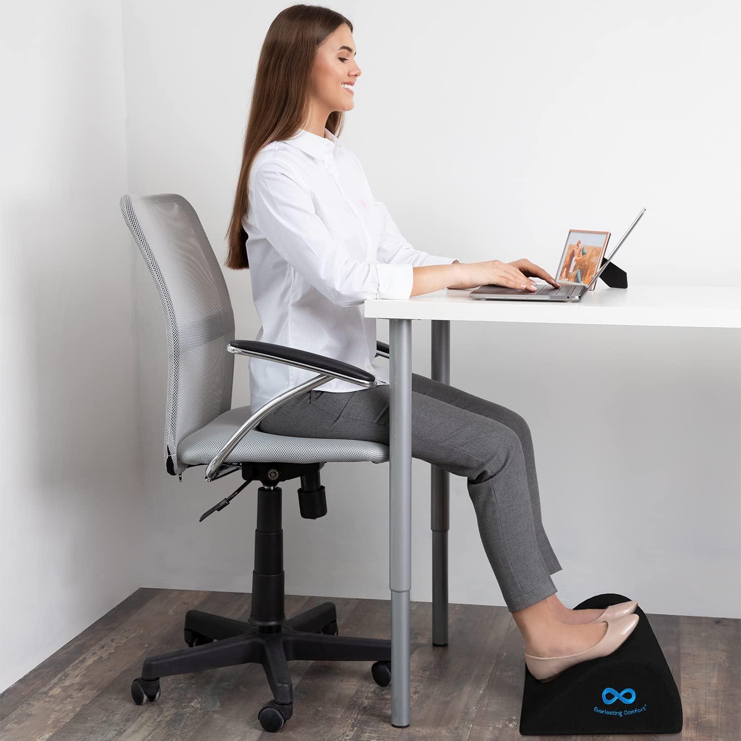 How an Under-Desk Footrest Can Be Your Health Hero! - Platinum-Level Office Chairs