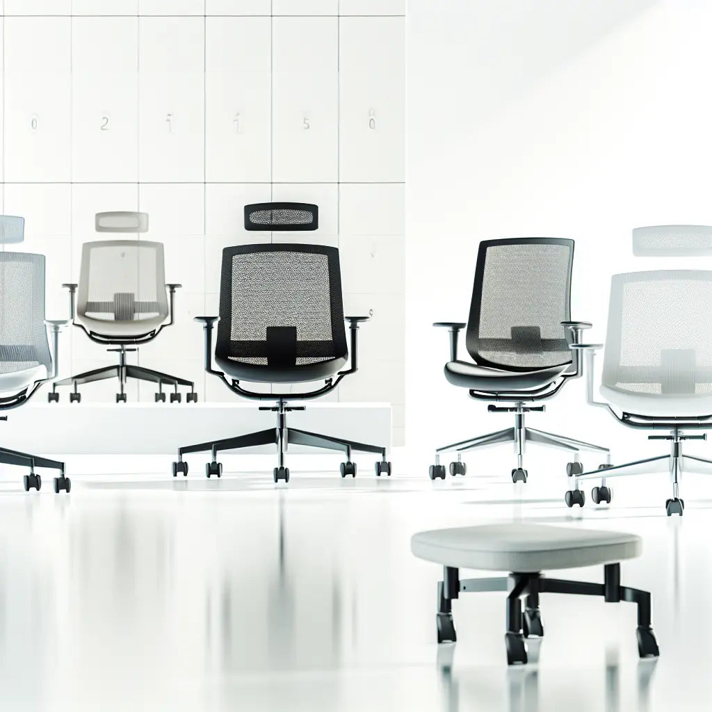 Armless Mesh Task Chairs