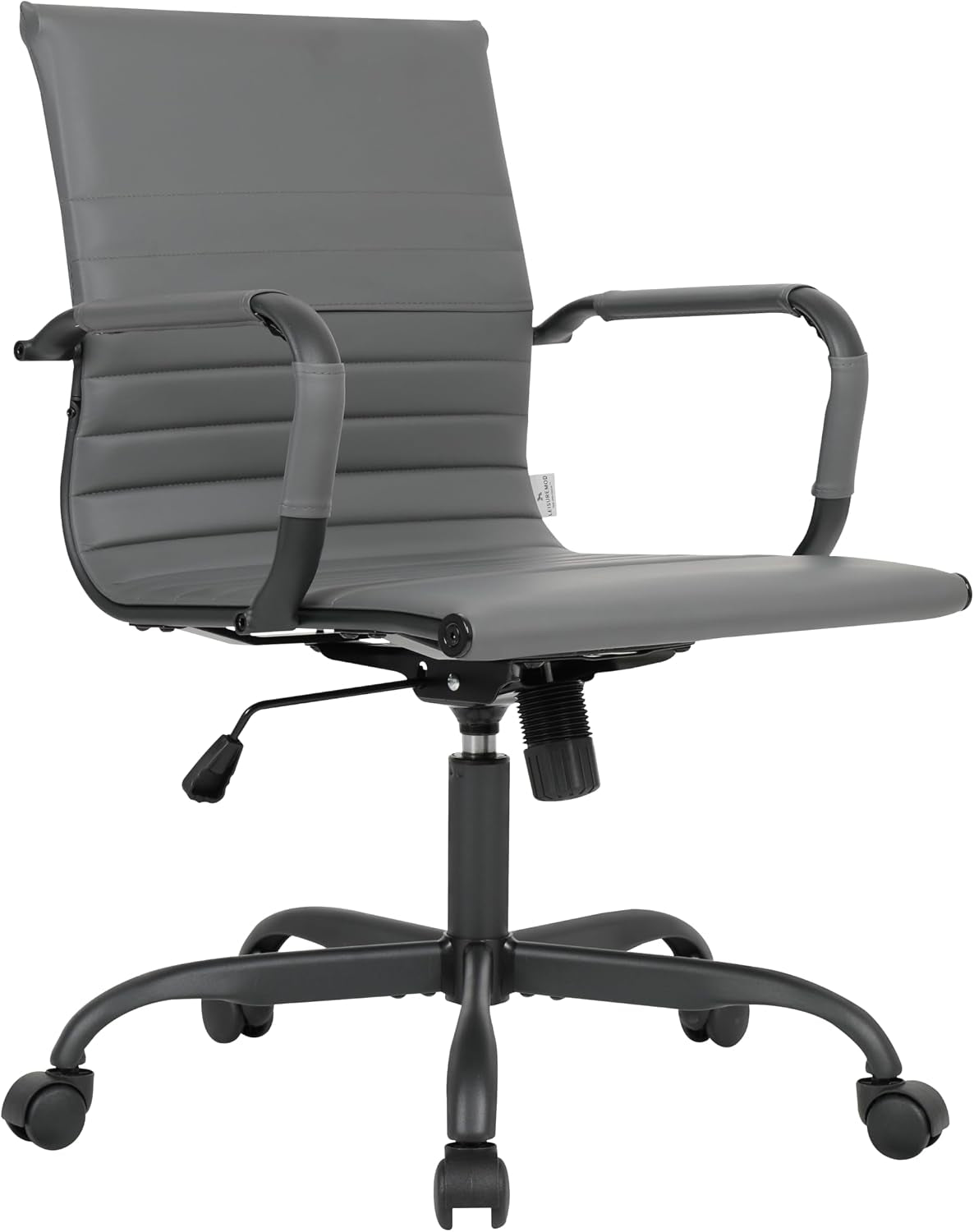Ergonomic Leather Office Chair With Adjustable Tilt And Swivel Comfort