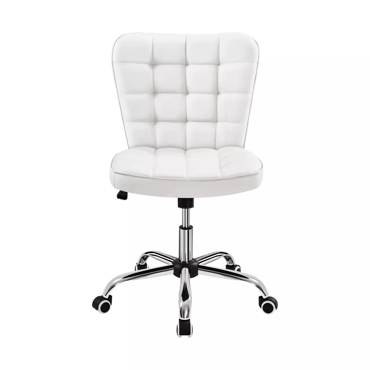 Yaheetech Modern Mid-Back Office Chair Armless Desk Chair