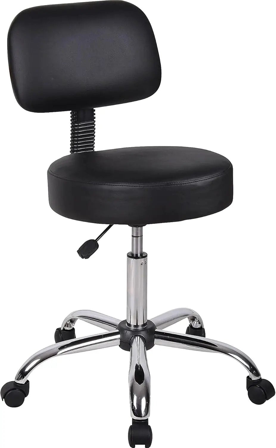 Boss Office Products Be Well Spa Professional Adjustable Drafting Stool with Back, Grey (B245-GY) by Manufacturer.