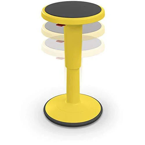 Hierarchy Height Adjustable Grow Stool Short Yellow For Posture Focus by Platinum-Level Office Chairs