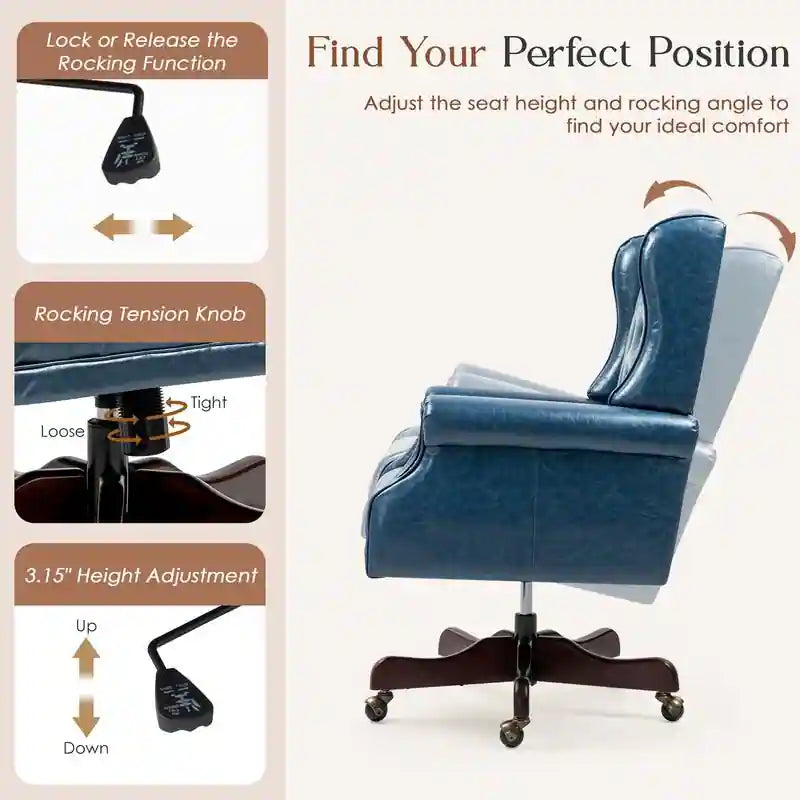 Bryant Executive Office Chair with Headrest