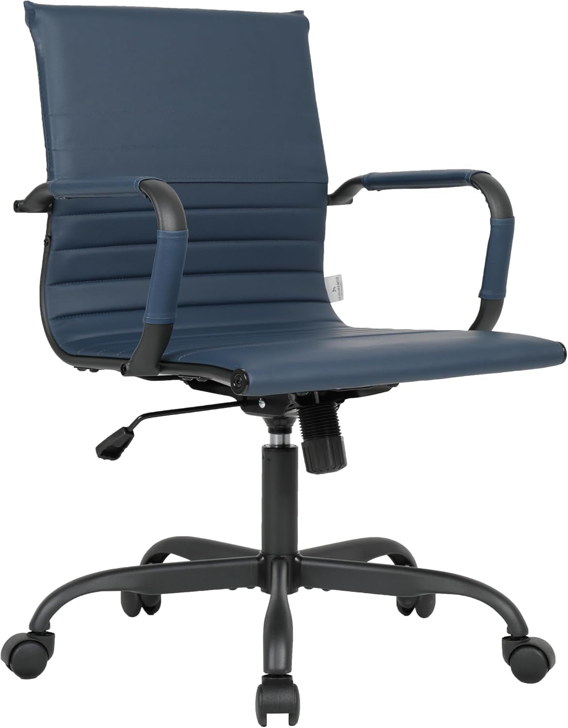 Ergonomic Leather Office Chair With Adjustable Tilt And Swivel Comfort