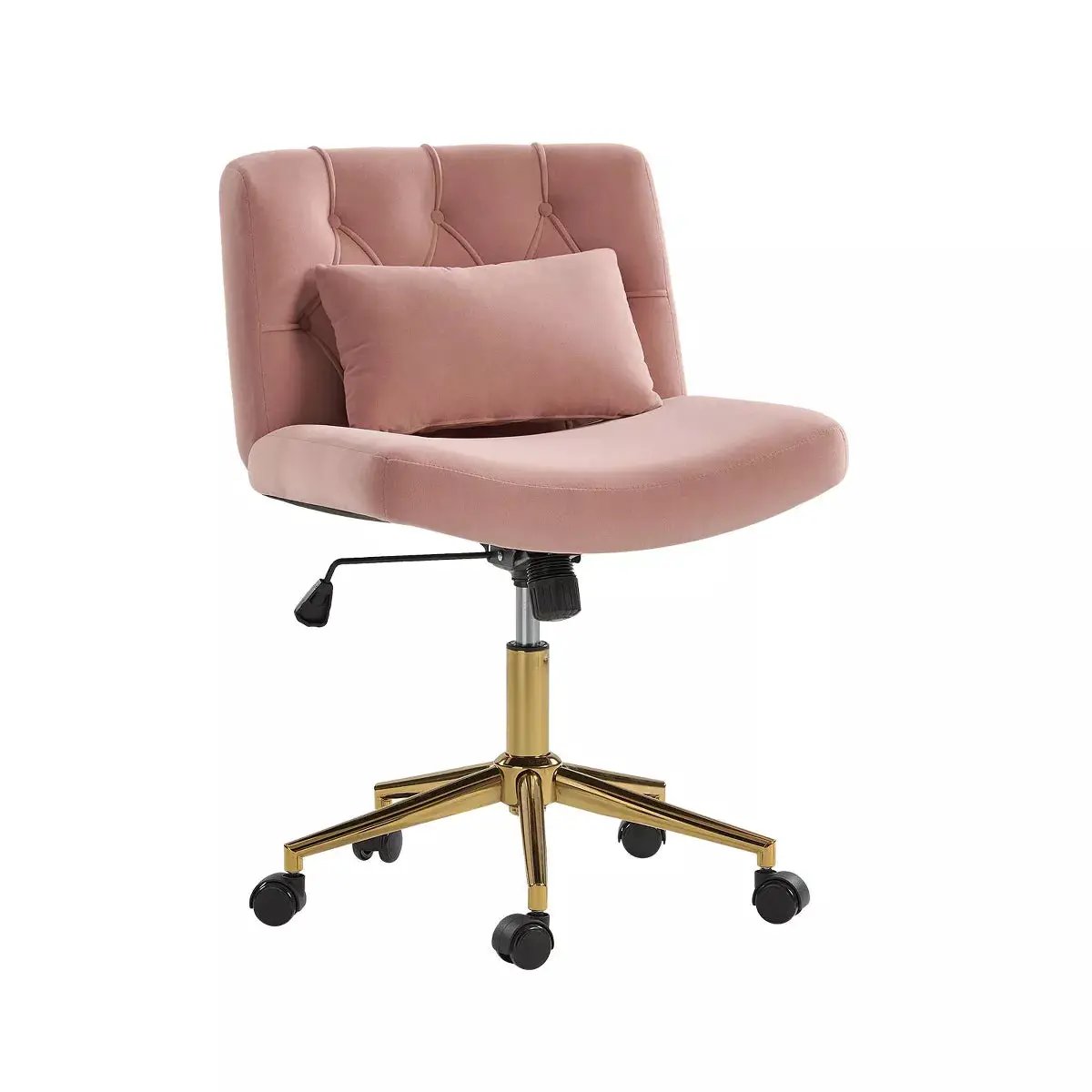Nigel Modern Flannel Office Chair with Tilt and Adjustable Height Mecha|Hulala HOME