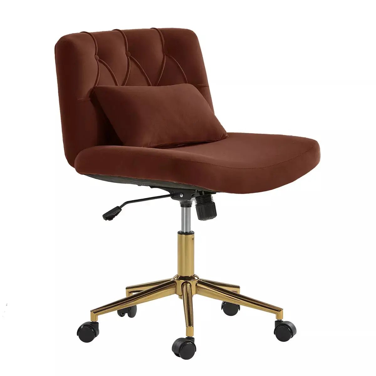 Nigel Modern Flannel Office Chair with Tilt and Adjustable Height Mecha|Hulala HOME