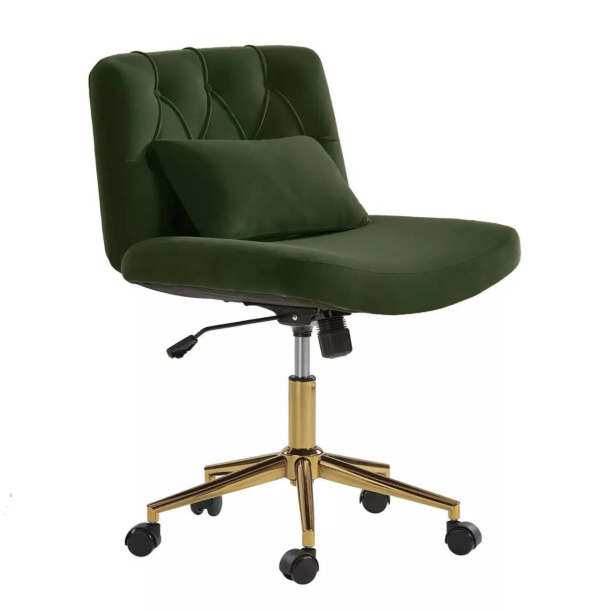 Nigel Modern Flannel Office Chair with Tilt and Adjustable Height Mecha|Hulala HOME