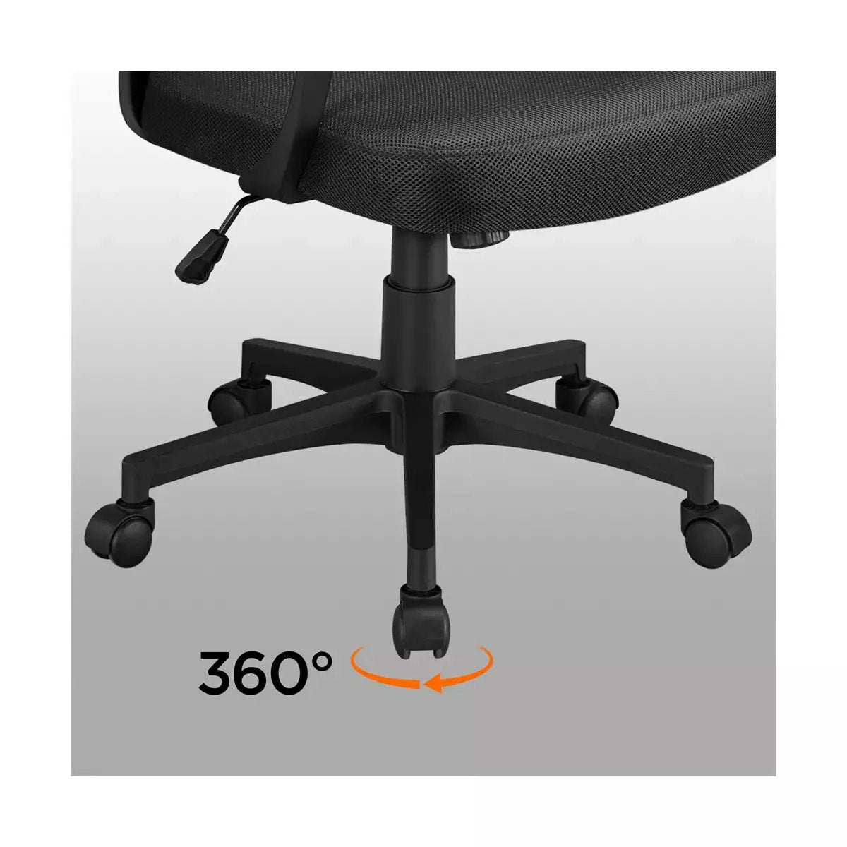 Yaheetech Office Desk Chair Computer Task Chair with Lumbar Support and Armrest
