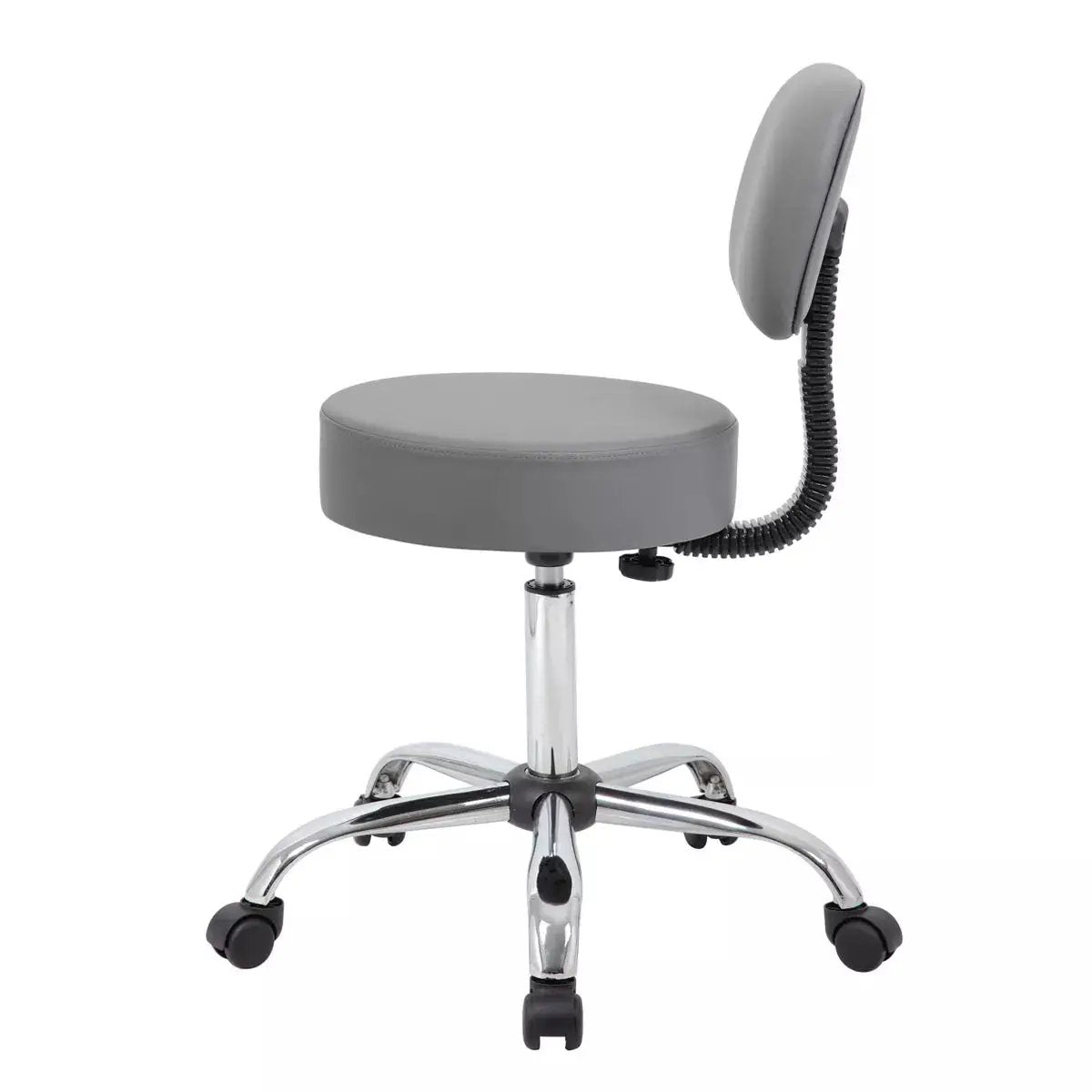Medical Stool with Back Cushion - Boss Office Products