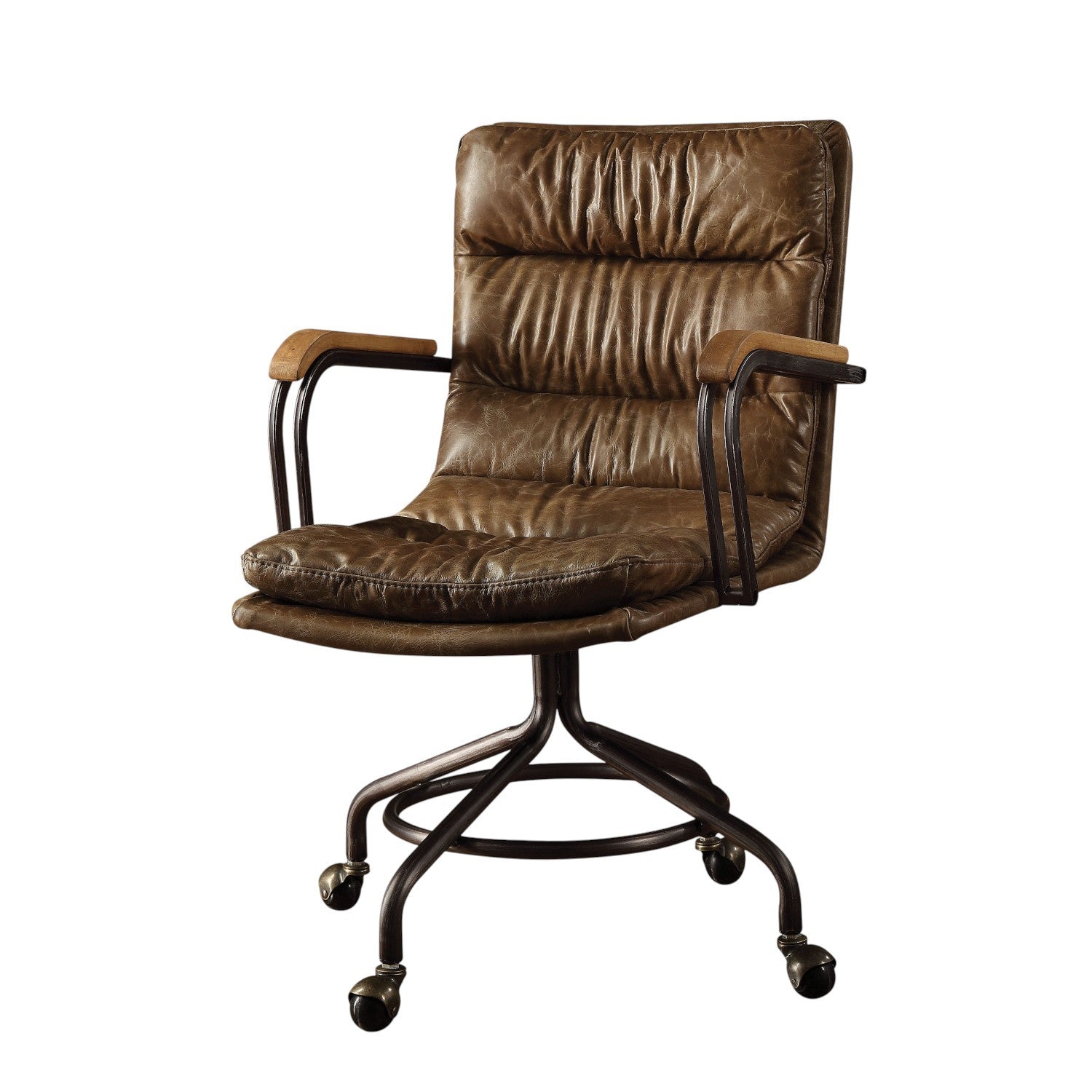 ACME Harith Whiskey Top Grain Leather Office Chair