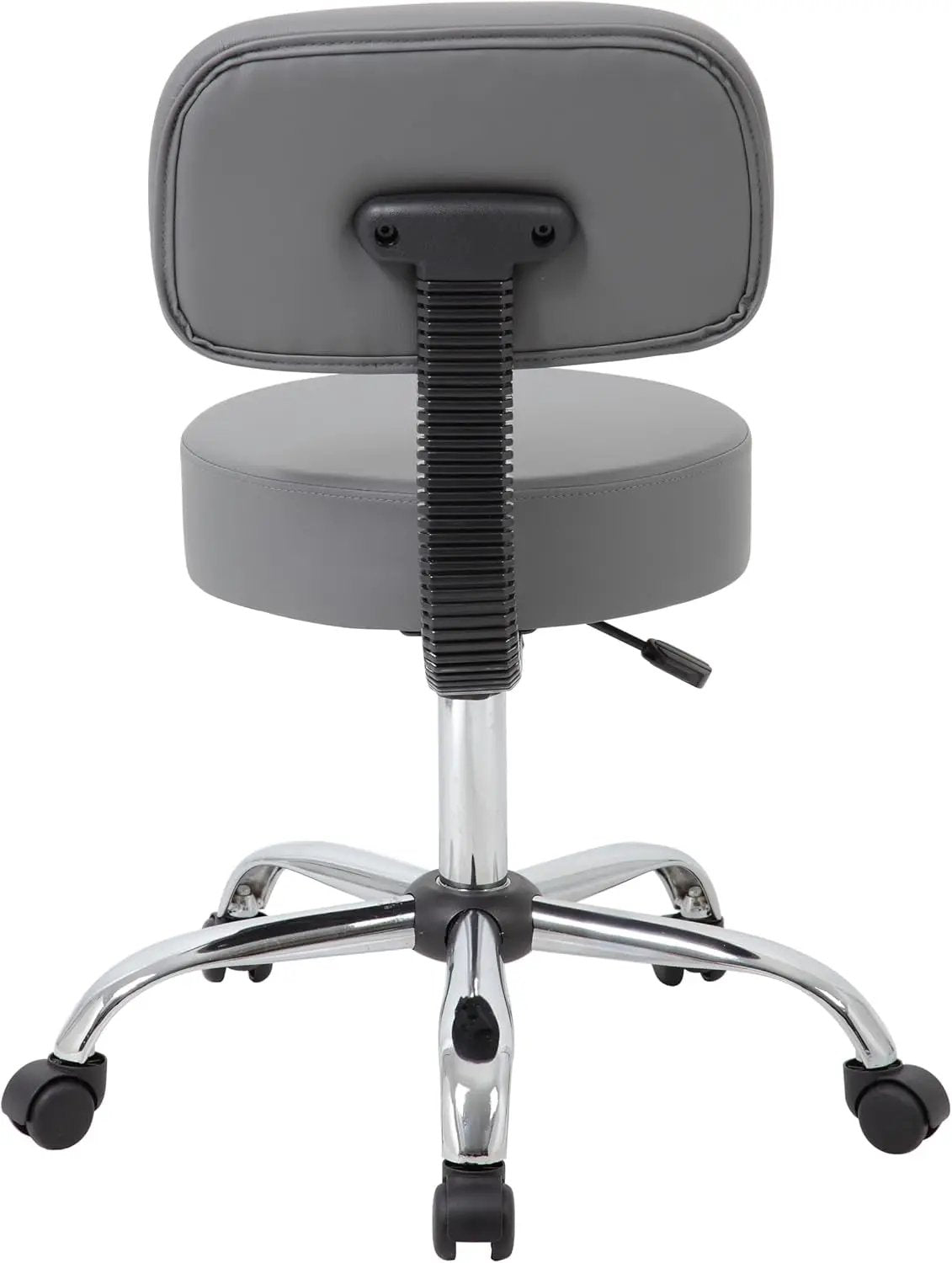 Boss Office Products Be Well Spa Professional Adjustable Drafting Stool with Back, Grey (B245-GY) by Manufacturer.