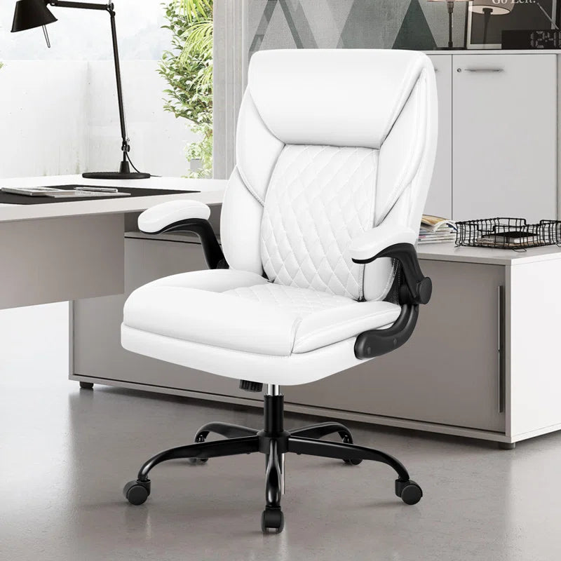 Ergonomic Faux Leather Home Office Chair