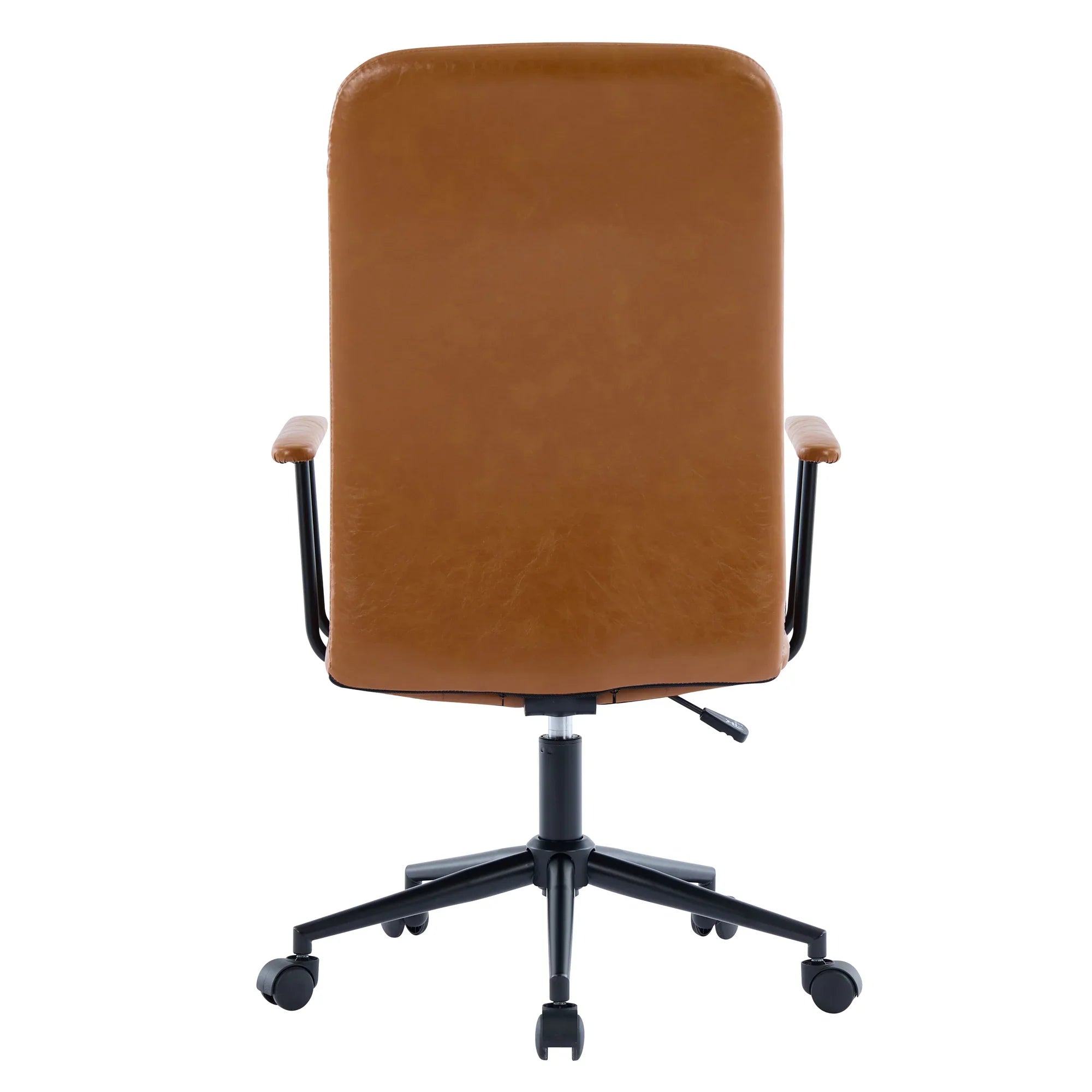 Antique Brown PU Leather Office Chair With Armrest And Gas Lift by Platinum-Level Office Chairs