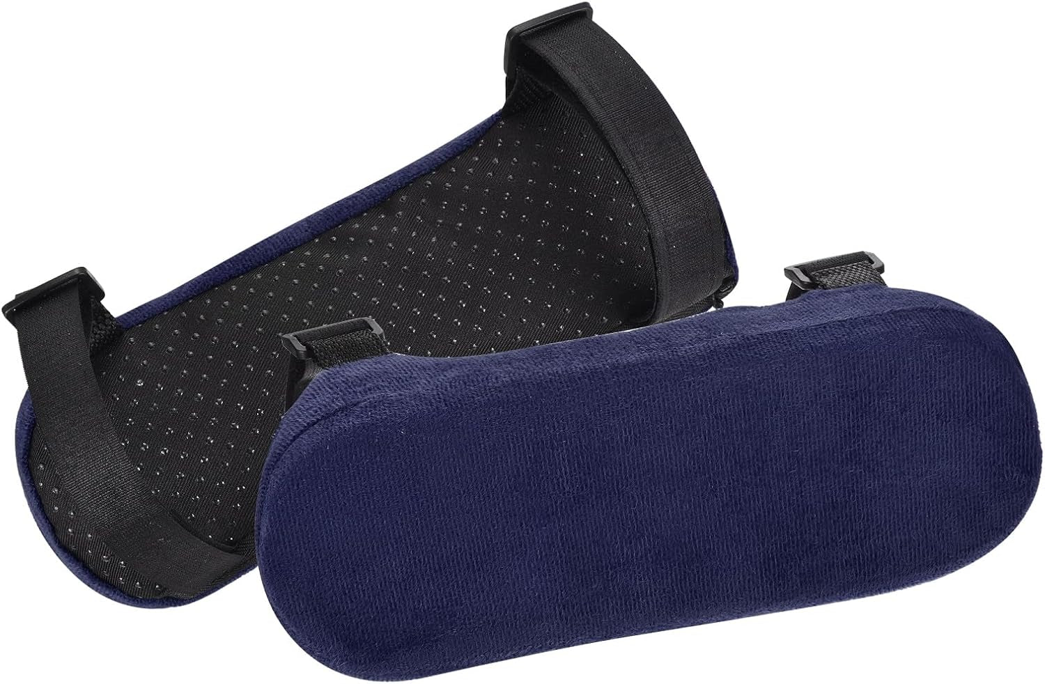 PATIKIL Office Chair Arm Pads, 2 Pcs Office Chair Arm Cover Soft Office Chair Armrest Pads Memory Foam Cotton Removable Washable for Desk Computer Gaming, Purple
