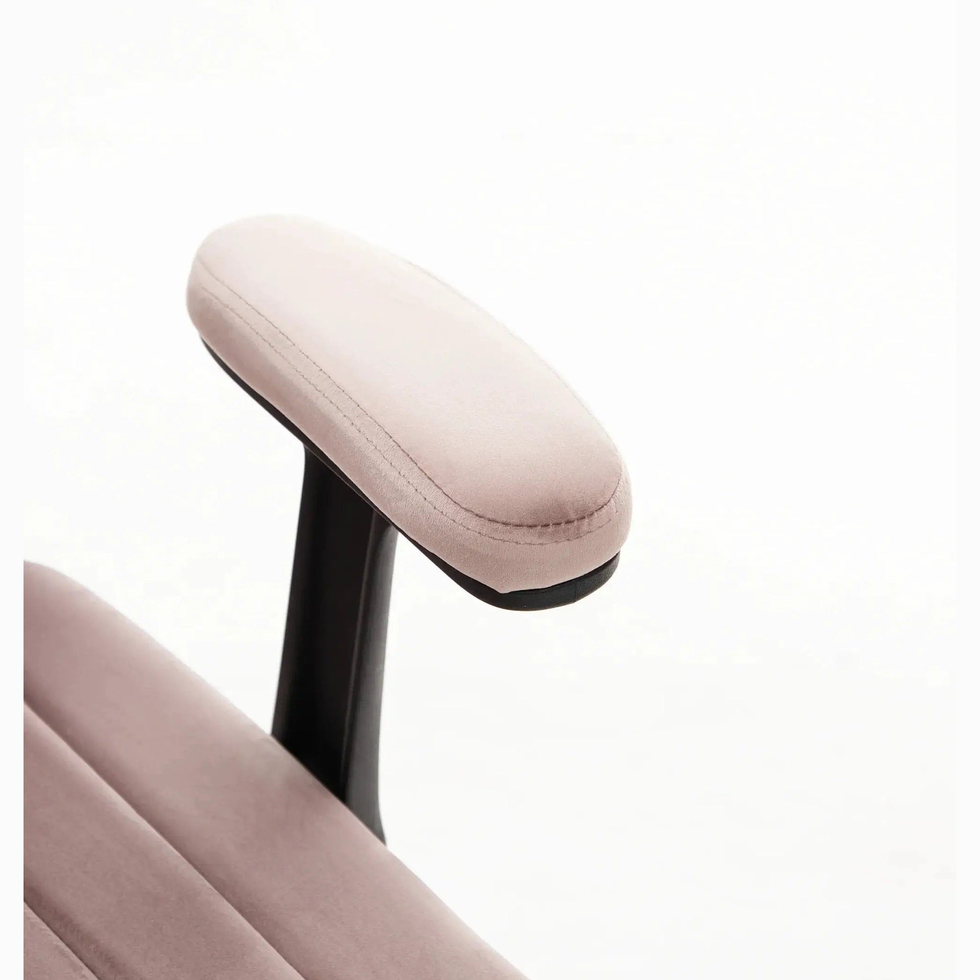 Dark Pink Velvet Criss Cross Armchair With Wheels For Home Office by Platinum-Level Office Chairs