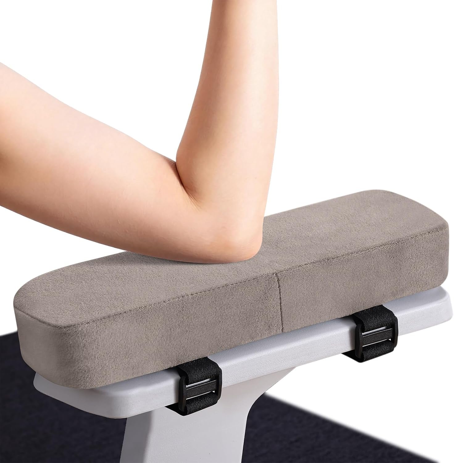 Smiry Memory Foam Office Chair Armrest Pads, Non-Slip Armrest Cushion