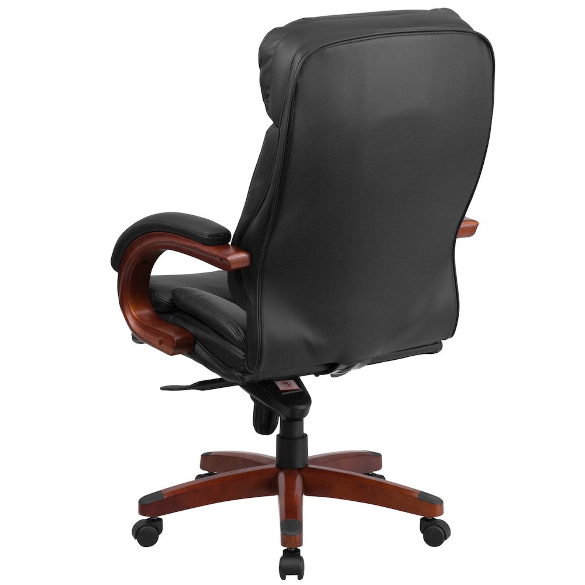 High Back Black LeatherSoft Executive Office Chair with Synchro-Tilt