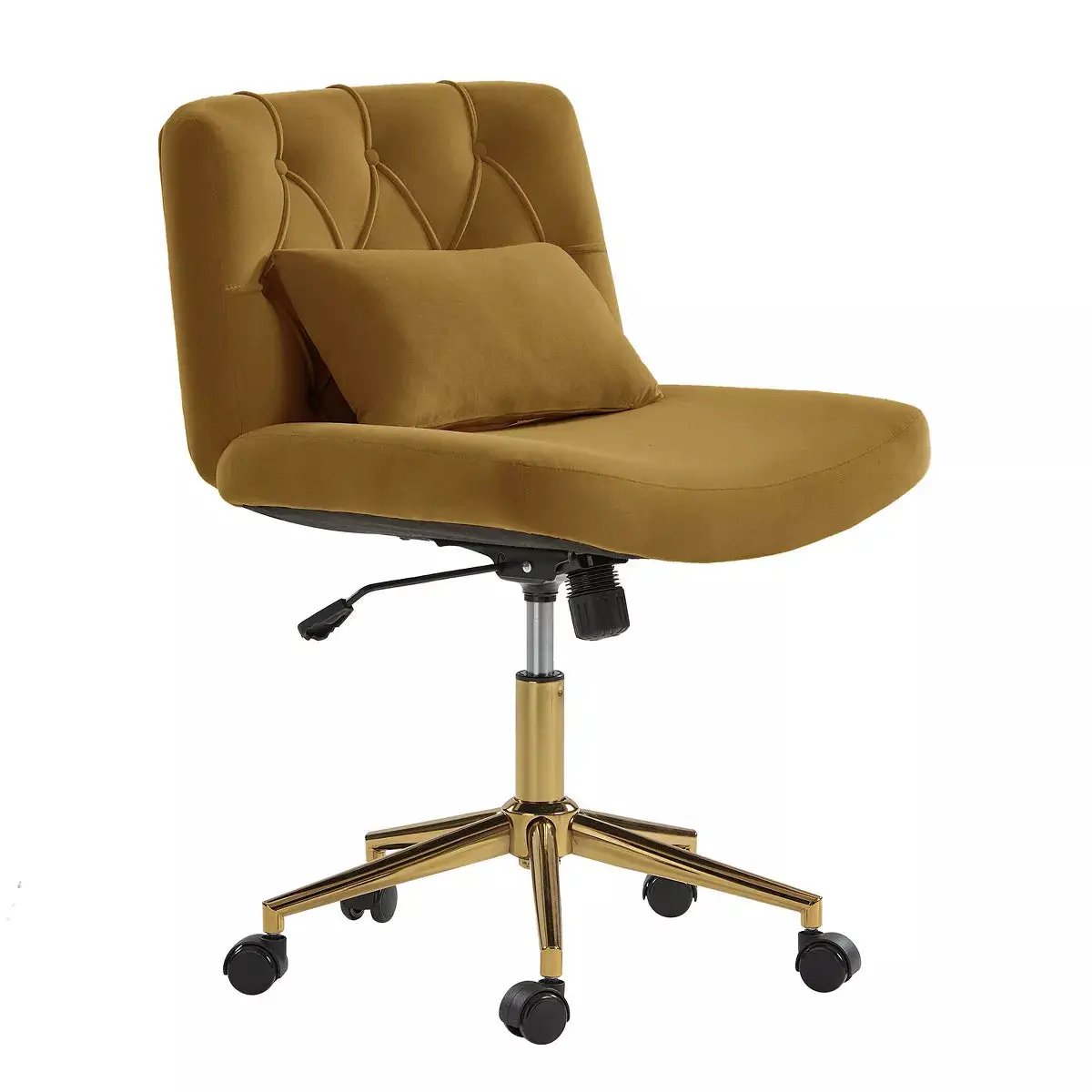 Nigel Modern Flannel Office Chair with Tilt and Adjustable Height Mecha|Hulala HOME
