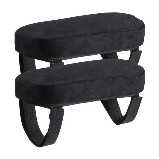 2 Pack Office Chair Armrest Pads Covers Black Arm Rest Covers for Office Chairs