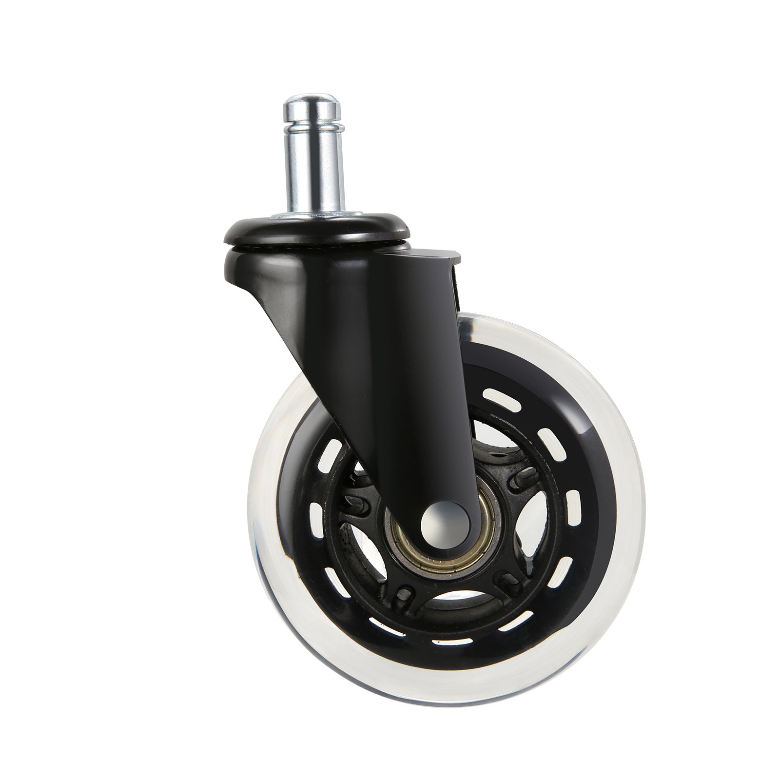 Office Chair Wheels 3-Inch Caster Set of 5 By Platinum-Level – Silent Dual-Bearing Roll For Home Office - Platinum-Level Office Chairs
