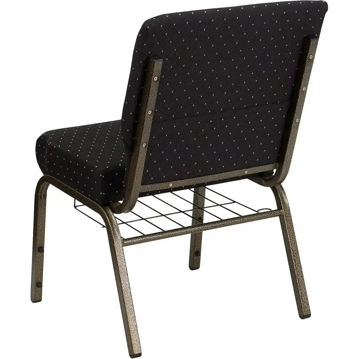 Church Chair For Churches Navy Blue With Cup Book Rack 4 Inch - Platinum-Level Office Chairs