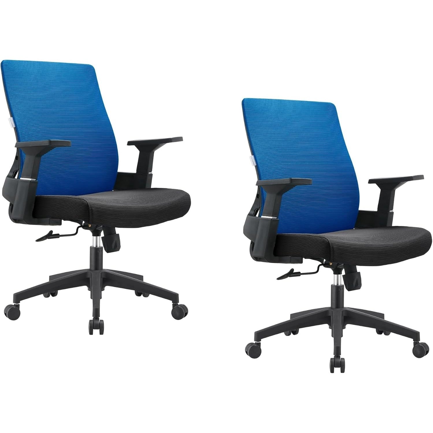 Leisuremod Ergonomic Office Chair, 360 Degree Swivel & Tilt with Rolling Wheels, Adjustable Height, Grey