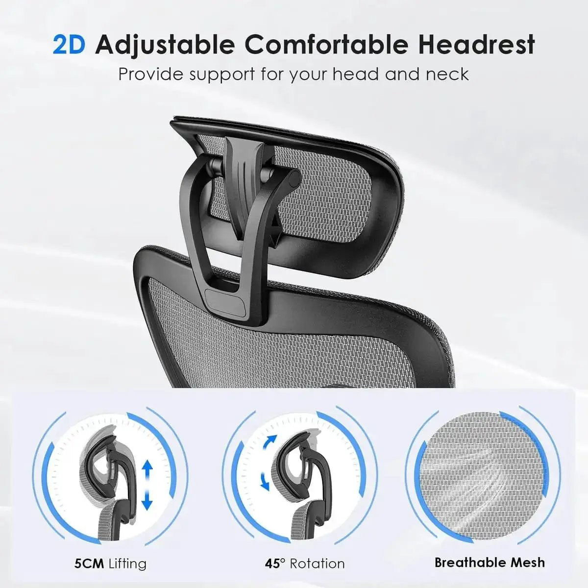 Ergonomic Mesh Office Chair with Adjustable Lumbar Support and - Platinum-Level Office Chairs