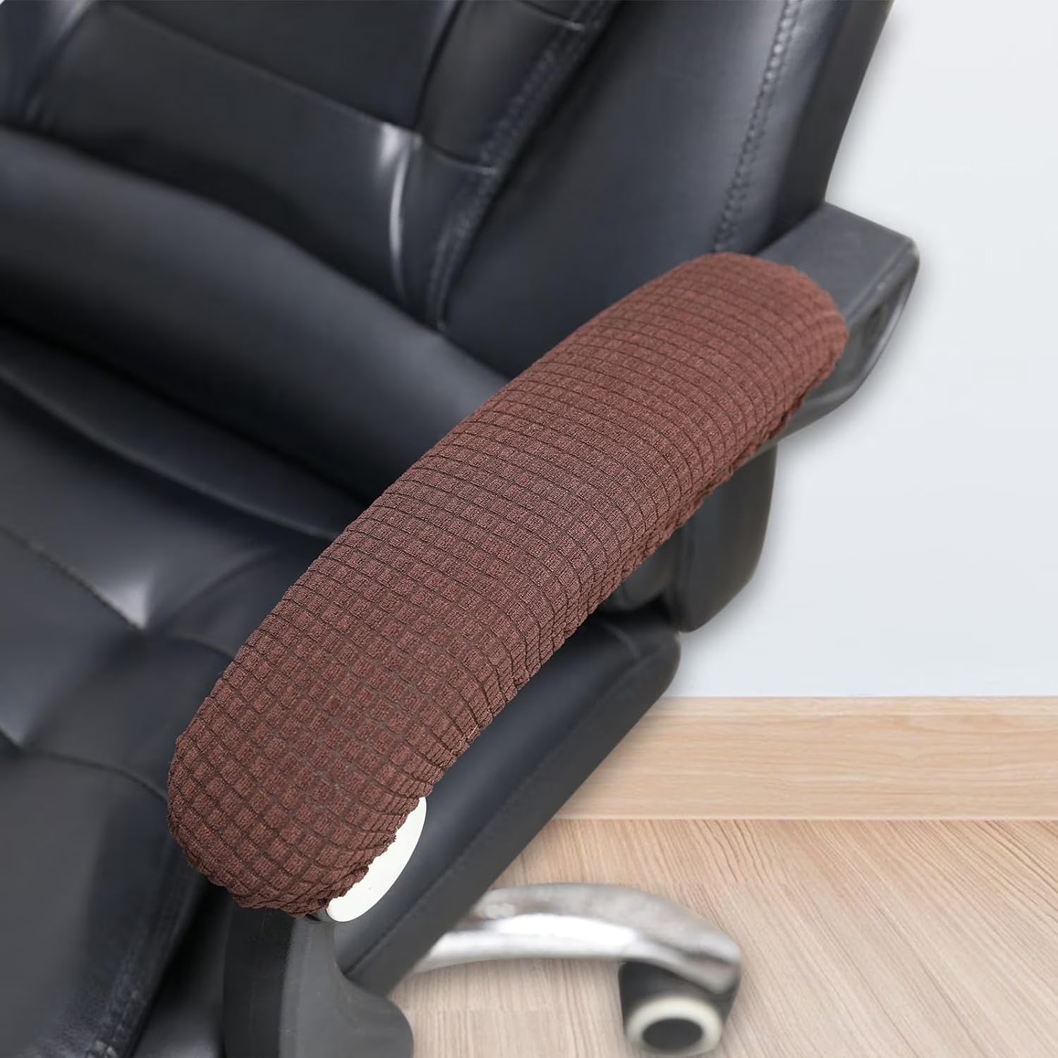 Chair Arm Covers,Happon Chair Armrest Covers,Removable Stretch Desk Chair Arm Cover Washable Computer Chair Arm Covers Protectors for Office Chairs (2Pcs/Set)
