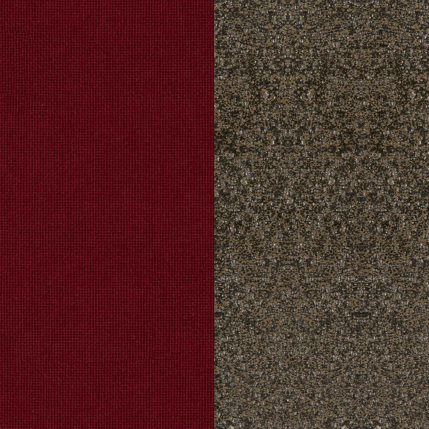 Flash Furniture 4 Pack HERCULES Series 21''W Church Chair in Burgundy Fabric with Cup Book Rack - Gold Vein Frame