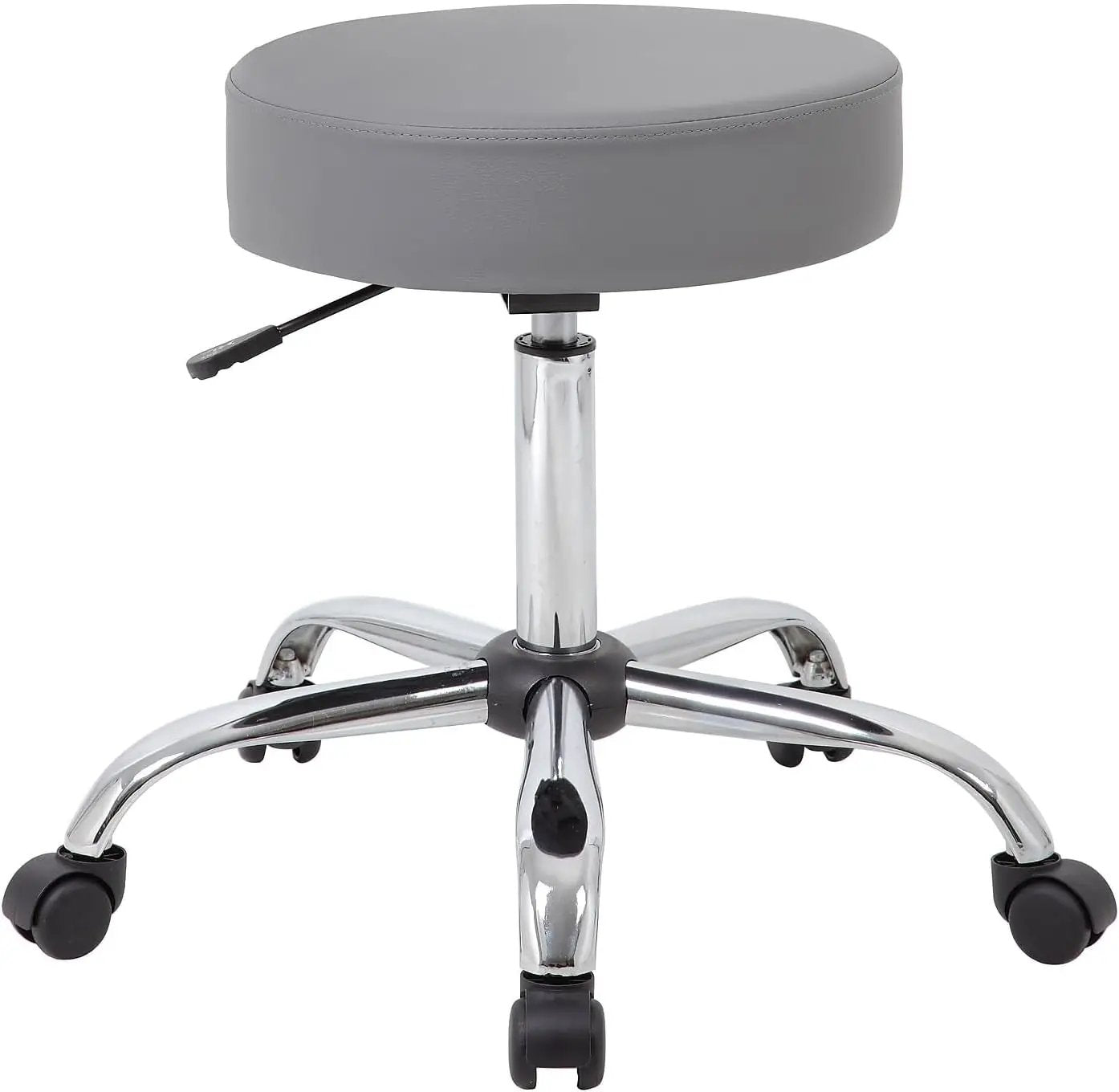 Boss Office Products Be Well Spa Professional Adjustable Drafting Stool with Back, Grey (B245-GY) by Manufacturer.